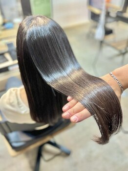 ユンク(UNC)の写真/次世代水素ケア「新髪質改善カラーSoius」取扱店◎本物の潤う艶髪を叶える大人女性に人気の髪質改善サロン*