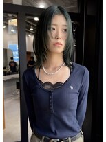 ウェイビーズ(WAVY'S)&nbsp;layer cut × dark olive