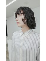 マスタード(MASTARD)&nbsp;ショートボブショートヘアイメチェンホワイトブロンド外ハネボブ
