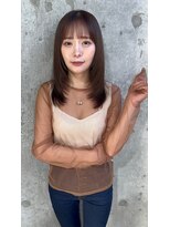 ハローバイシー 仙台(Hello by Sea)&nbsp;アプリコットオレンジ×レイヤー[ 美髪/韓国風/顔周り/髪質改善]