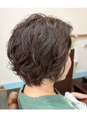 夏パーマショートスタイル