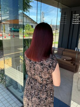 コルバース(COL BIRTH) 【yui担当】ブリーチ無しボルドーカラー※条件有