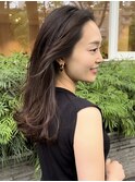レイヤーカット　ロングヘア　大人ヘア　広尾　恵比寿　30代