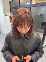 ワク 藤沢店(waku) インナー オレンジ ダブルカラー