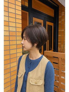 コポル(Copol) まわりと差がつく丸みショートボブ×モカブラウン