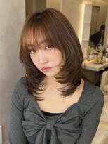 オムニス 表参道(Omnis)&nbsp;ハイレイヤーハッシュカットくびれミディアムワンカール表参道