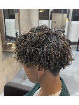 ターフタカサキディエル(TURF TAKASAKI D.L) メンズ/波巻きスパイラルパーマ