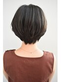 ナチュラルショートボブ