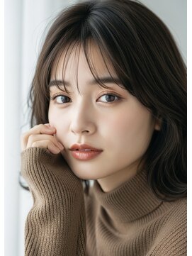 ラベスト キョウト(LOVEST) 大人の透明感ミディ × シースルーバング