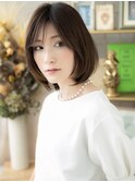 ★ダークアッシュシャギー顔周りレイヤースタイル30代40代★1