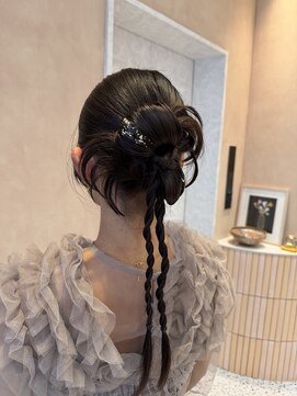オン キャナルシティ博多前店(on) 【中里恵梨】ヘアセット/カチモリヘア/リボンヘア/結婚式ヘア