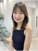 大人ガーリー/似合わせカット/ミディアムレイヤーカット武蔵小杉