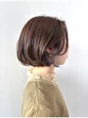 まとまりボブ/透明感バイオレットグレージュ