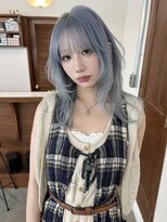 リヴ オオサカ(LIV OSAKA) レイヤーカット/グレージュ/ダブルカラー/ミルクティーベージュ