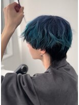 イロウ 山口どうもん店(IROW)&nbsp;シアンカラー×ブルー　グラデーションカラー