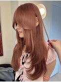 ダークパープルナチュラルショート夏のヘアアレンジ原宿