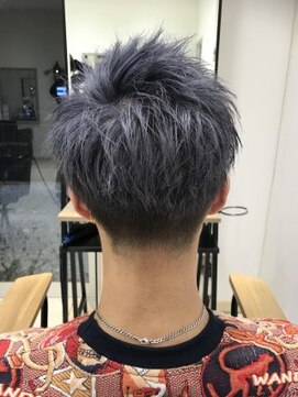 クアトログランシュ ひたちなか店(QUATRO×GranCieux) ☆メンズツープロックハイトーンカラー☆