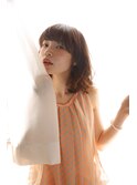 【cotton平塚】ふんわりパーマ/ミディ/シナモンカラー
