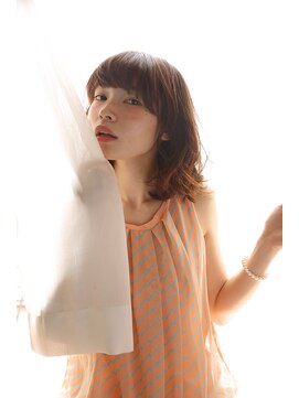 コットン 平塚店(Cotton) 【cotton平塚】ふんわりパーマ/ミディ/シナモンカラー