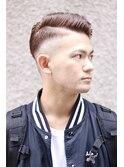 海外バーバー風☆スキンフェード・ラインショート