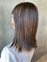 セル(CELL)&nbsp;外ハネボブ　チョコレートカラー　髪質改善