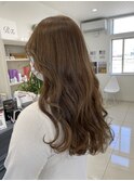 ブリーチなしアッシュベージュ