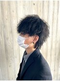社会人でもできる!マッシュウルフ×緩めツイストスパイラル