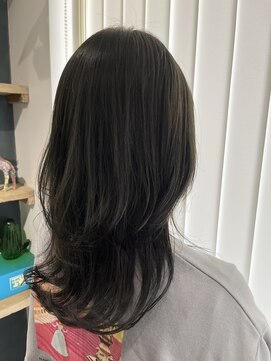 エイトタマプラ たまプラーザ店(EIGHT tamapla) 【EIGHTたまプラ】デザインカラー切りっぱなしボブ