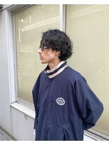 ハイプ(HYPE)&nbsp;【HYPE】スパイラルパーマ/メンズボブ/ミディアム/マッシュ