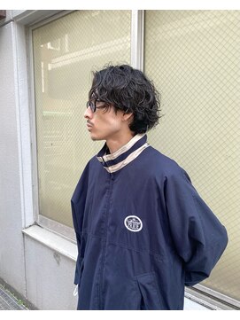 ハイプ(HYPE) 【HYPE】スパイラルパーマ/メンズボブ/ミディアム/マッシュ