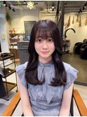 メルティーカラーフェミニンロング似合わせカット[原宿/表参道]