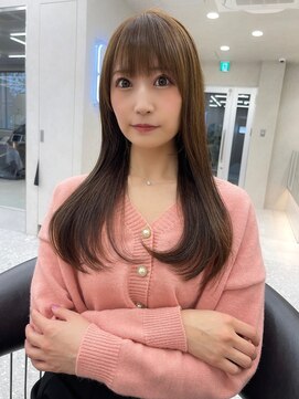 ロンド マーレ 天神大名店(Lond mare) 顔周りカット　韓国ヘア　レイヤーカット　グレージュ　グレー系