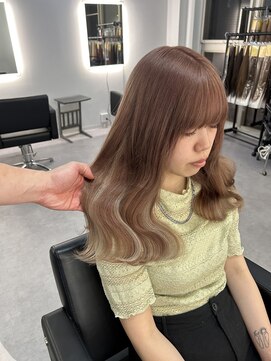 シェイロ(Cielro) 【ピンクベージュ×インナーグレージュ】SAKI