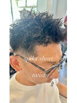 ブランチオム 大分大在店(branch homme) スパイキーショート×ツイスパ