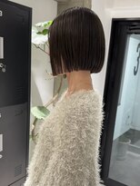 ヨーク(YOKE)&nbsp;【YOKE】暗髪アッシュグレージュ艶髪大人ボブ質改善縮毛矯正