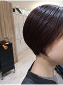 白髪染め/白髪ぼかし/ハイライト/カラー/ショート/ボブ