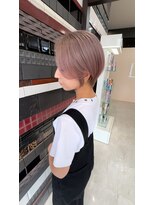 デザインサロンリア(design salon Lia)&nbsp;大人ショート（ピンクベージュ）