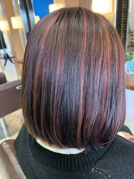 エミタス ヘア リゾート(EMITAS Hair Resort) ハイライトメッシュ/ピンクラベンダー