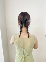 ヘアアレンジ/お呼ばれヘア/ヘアセット/ヘアメイク