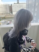 リグ 横浜(Lig.)&nbsp;グレージュカラー/ケアブリーチ/ブリーチ/ウルフカット