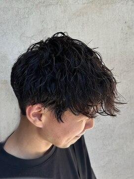 インフィニティー infinity HAIR SPACE BLOOM 波巻きパーマ/メンズパーマ/メンズマッシュ