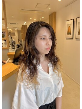 シアン 矢場町店(CYAN.) コテいらず！大きめウェーブパーマ！！