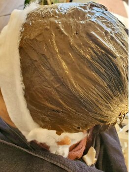 花花りの写真/大人の為のサロン。ノンジアミン/ダメージレスのヘナカラーで美しく艷やかな白髪染めを体験してみませんか?