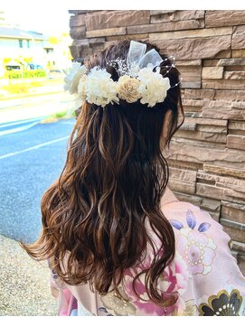 シュモレ フェリーク 検見川店 波巻きハーフアップ