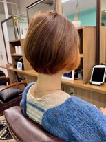 ヘアジーナ(Hair Jina) ☆ショートボブ／インナーカラーオレンジ☆