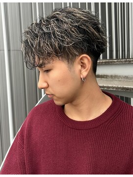 リコ ヘアアンドリラクゼーション 名駅店(LICO HAIR＆RELAXATION) メンズハイライトパーマ　名古屋駅/名駅/メンズ