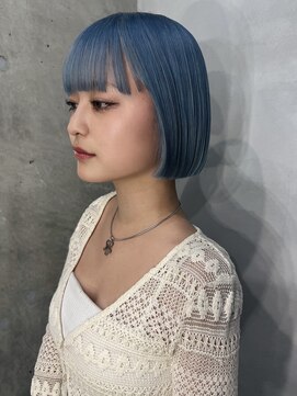 ペレ 梅田(PELE) 黒髪/ボブルフ/ネビージュ/小顔/ワンレン/梅田/髪質改善/前髪