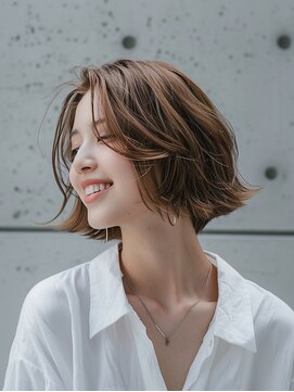 クラン(Chlan) 似合わせカットくびれ外ハネボブ