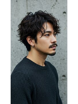 フルショウ 苦楽園店(FURUSHO) 無造作×縦落ちスパイラル色気マッシュ