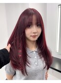 ワインレッド/ピンクラベンダー